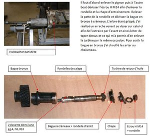 J'ai réalisé un outil spécial avec un morceau de tube de chauffage afin de faire un extracteur.